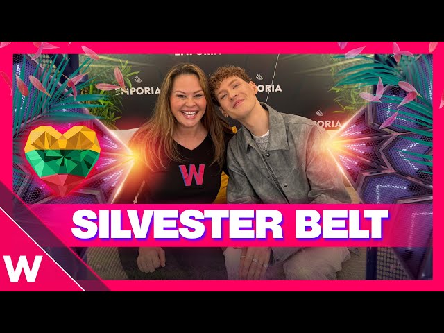 🇱🇹 Silvester Belt (Lithuania Eurovision 2024) | Emporia Lounge Interview in Malmö