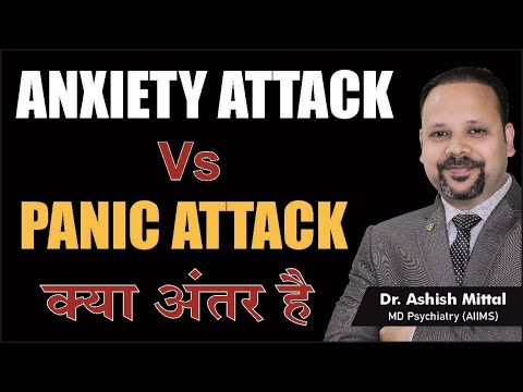 Panic Attack Vs Anxiety Attack in Hindi | Panic and Anxiety Disorder Difference|Ghabrahat ka Attack