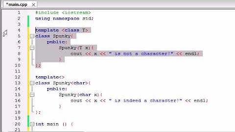 C++ Tutorials   61   Template Specializations