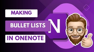 Easily Create Bullet Lists in OneNote with Keyboard Shortcuts