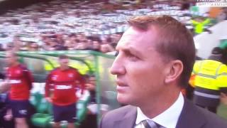 YNWA before the Old Firm Celtic-Rangers 5-1 10/09/2016