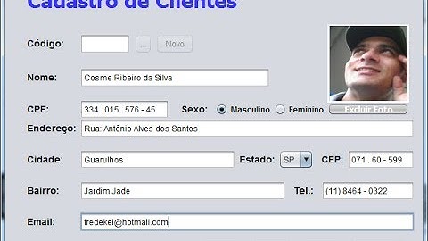 Java Cadastro de Clientes - CÓDIGO FONTE:  (11) 94361-0538 | R$: 50,00.
