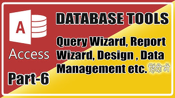 Query Wizard || Report Wizard || Multiple Relationship (MS Access 2019) in Hindi