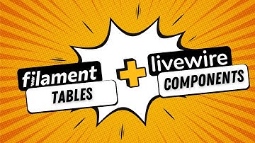 Filament Tables with Livewire: Full Page Component! ✨