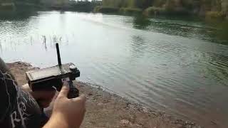 Mono2 Rennboot mit 3660 motor u.45 Carbon Propeller an 4s lipo