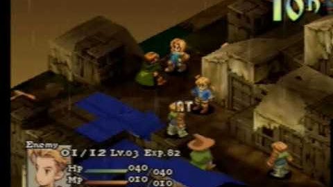 Final Fantasy Tactics PS1 Battle 04: Slums in Dorter Part 1