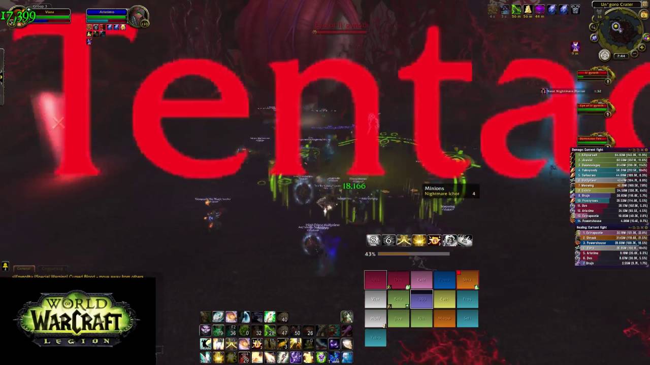 Il'gynoth, Heart of Corruption Kill Emerald Nightmare Raid Normal Legion Beta Vyara Holy Priest