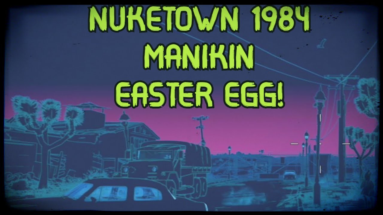 NUKETOWN 1984 MANIKIN EASTER EGG GUIDE AND GAMEPLAY! (BLACK OPS COLD WAR NUKETOWN EASTER EGG!)