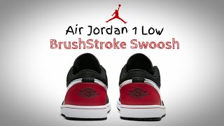 jordan 1 low brushstroke swoosh