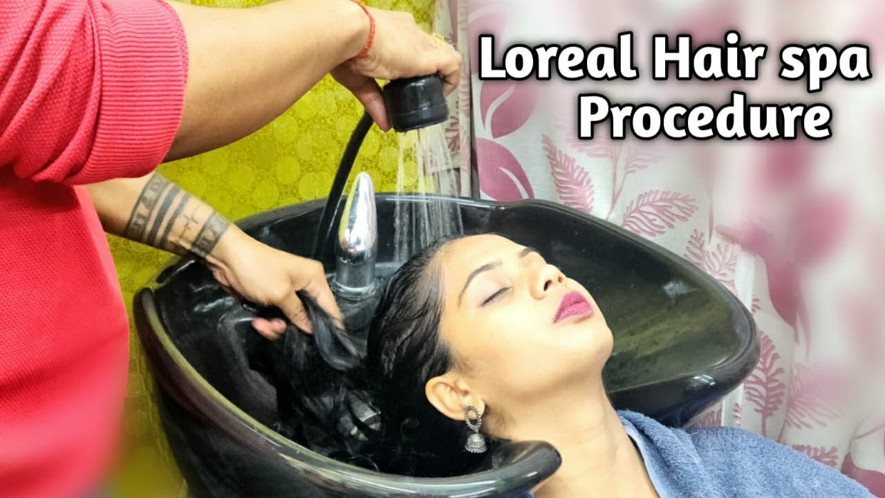 Hair Spa / Loreal Hair Spa Procedure at Parlour / step by step / Rohit