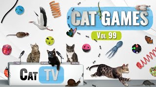 CAT Games | Ultimate Cat TV Compilation Vol 99 | 6 HOURS  🐝🐞🦋🦎🦜🐜🐭🧵 screenshot 5