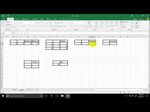 Arithmetic Functions in MS-Excel | Hindi Tutorial