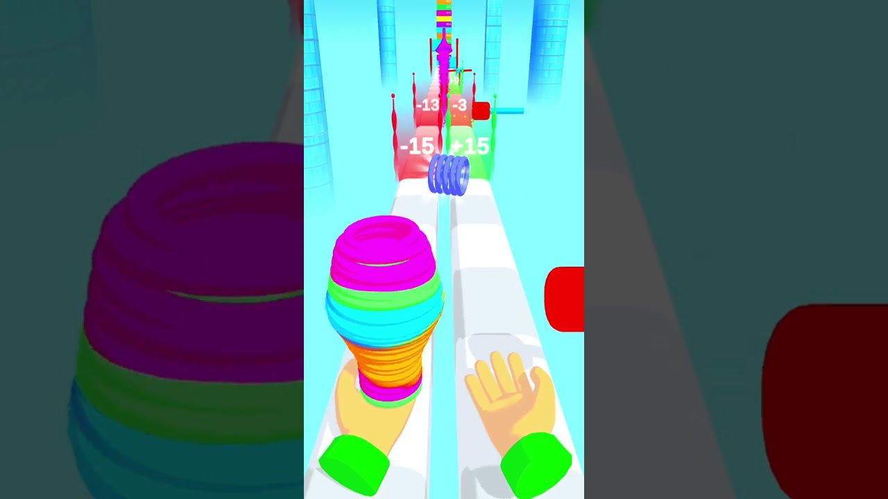 Toy Spring 3D 💥 Epic Twist ! Speed Gameplay Lvl-60 🌈 Crazy Gameplay #shorts #viral #gaming