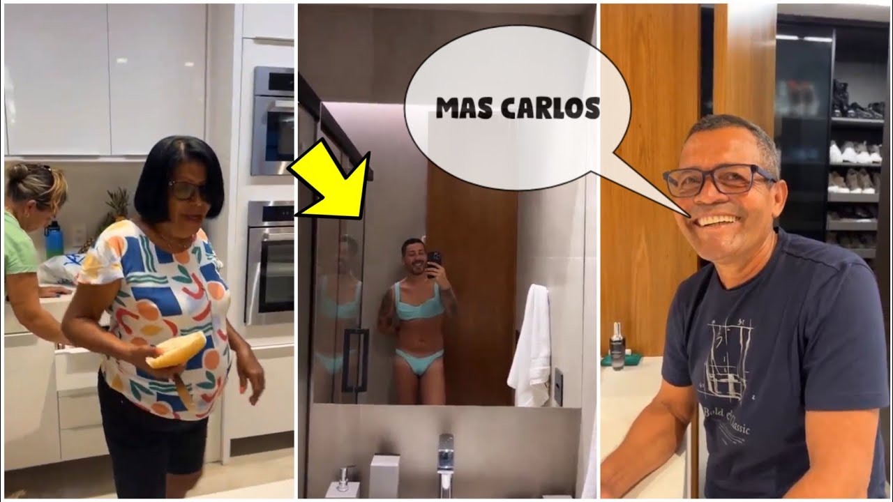 Carlinhos Maia recebe visita de seus pais