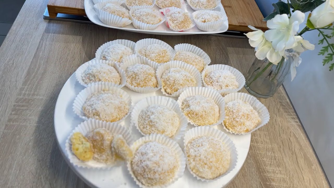 Petits gâteaux noix de coco 🥥 