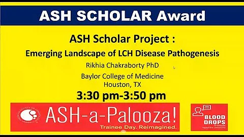 Emerging Landscape of LCH Disease Pathogenesis: Blood Drops Series at ASH-a-Palooza 2019