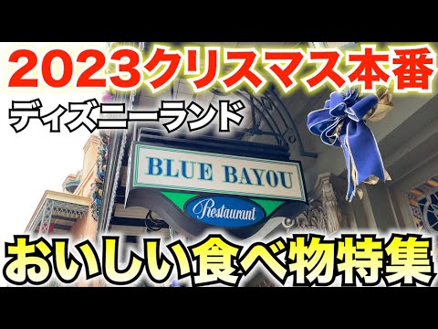 2023クリスマス本番！ディズニーランドのおいしい食べ物特集！