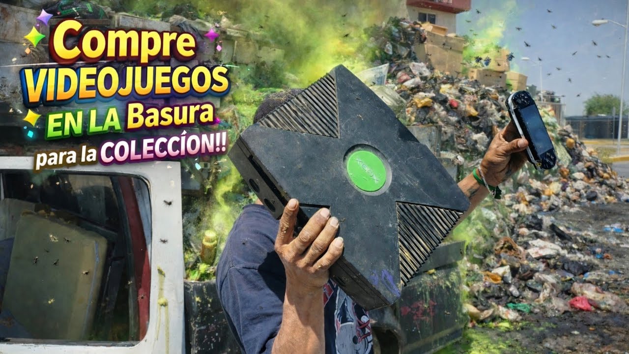Armo mi COLECCIÓN de VIDEOJUEGOS de la BASURA!!! #videojuegos #retro #gamer #basura #chacharas