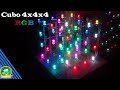 Proyecto #96 Cubo 4x4x4 RGB