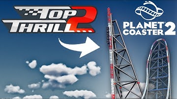 TOP THRILL 2 Recreation with a SWING LAUNCH! | Planet Coaster 2