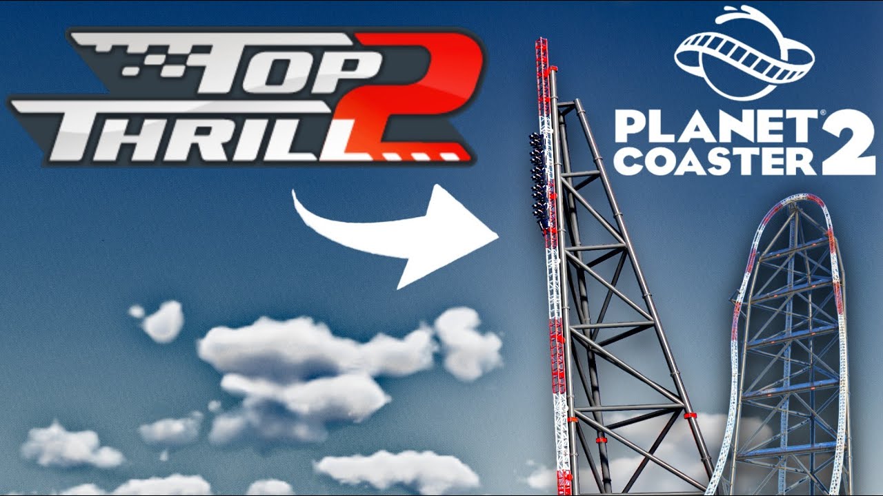 TOP THRILL 2 Recreation with a SWING LAUNCH! | Planet Coaster 2