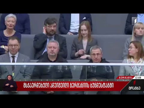მსჯავრდებული ადეიშვილი გერმანიის ბუნდესტაგში