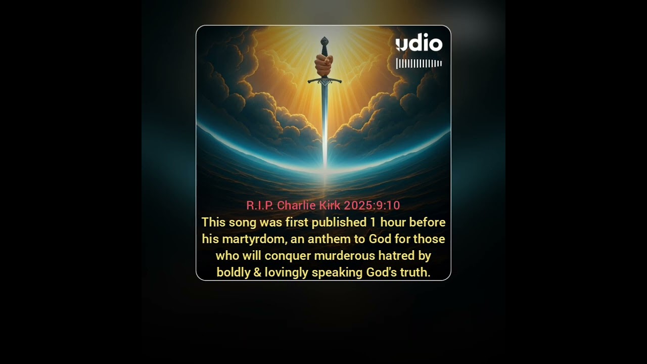 Watch Let Thy Kingdom Come! An anthem released an hour before Charlie Kirk's martyrdom (by Dr Garth G.) on YouTube Watch Let Thy Kingdom Come! An anthem released an hour before Charlie Kirk's martyrdom (by Dr Garth G.) on YouTube