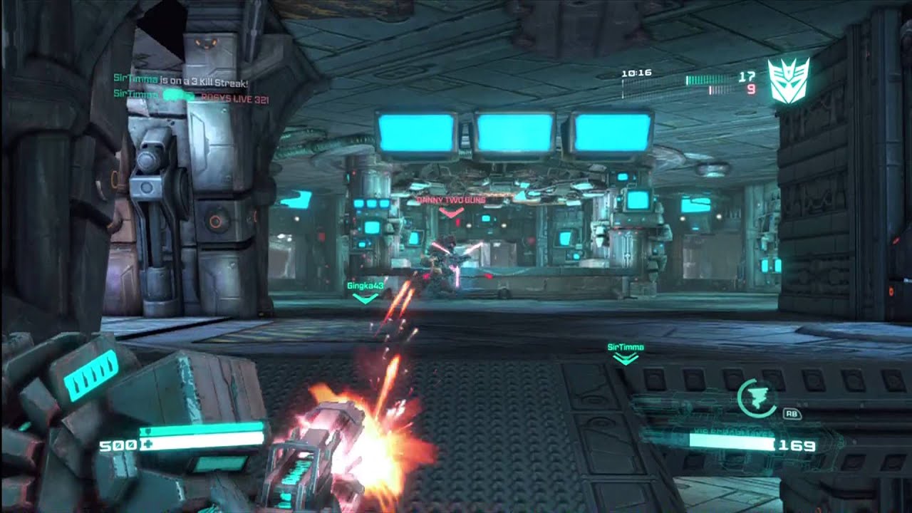 Transformers Fall of Cybertron Titan Gameplay YouTube