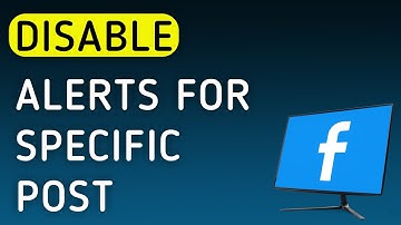 How To Disable Notifications For Specific Post On Facebook App On PC (New Update)