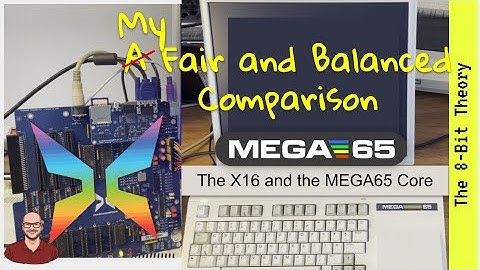 Commander X16 and MEGA65-Core Side by Side