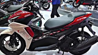 2024 Yamaha Aerox 155 Red and white color option | Aerox 155 VVA 2024.