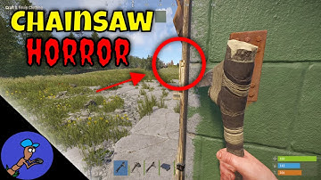 Chainsaw Horror in Rust NPC Encounter Gone Wrong in Halloween Event