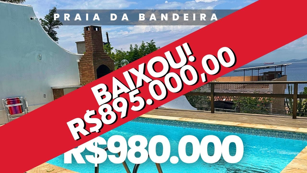 Casa à venda com 3 quartos e vista para o mar na Praia da Bandeira ...