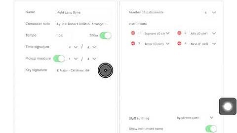Score Creator:  transpose a song