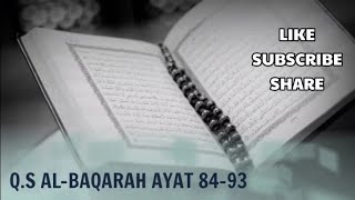 Q.S AL-BAQARAH AYAT 84-93 NADA ROST (METODE TILAWATI/METODE UMMI)