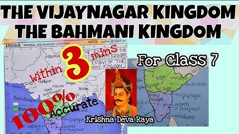 THE map work of the extent of VIJAYNAGAR AND BAHMANI KINGDOMS | India Late 14th and 15th century