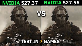 Nvidia Drivers 527.37 vs 527.56 | RTX 2060 SUPER | Test in 7 Games