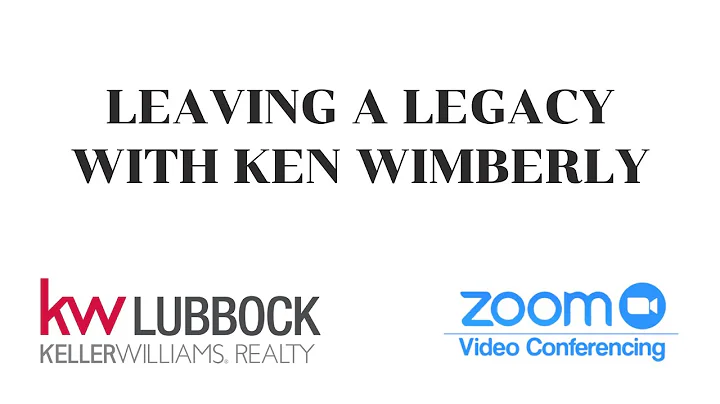 Leaving A Legacy with Ken Wimberly