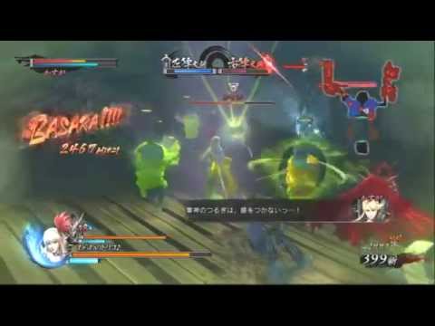 戦国BASARA4皇～京極マリア　固有奥義「わらわのトリコ♪」を使ってみた（川中島・上杉布陣より）