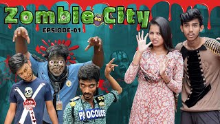 Zombies City🧟 EPISODE-1👻 Wait for End😂 #comedy #funny #viral