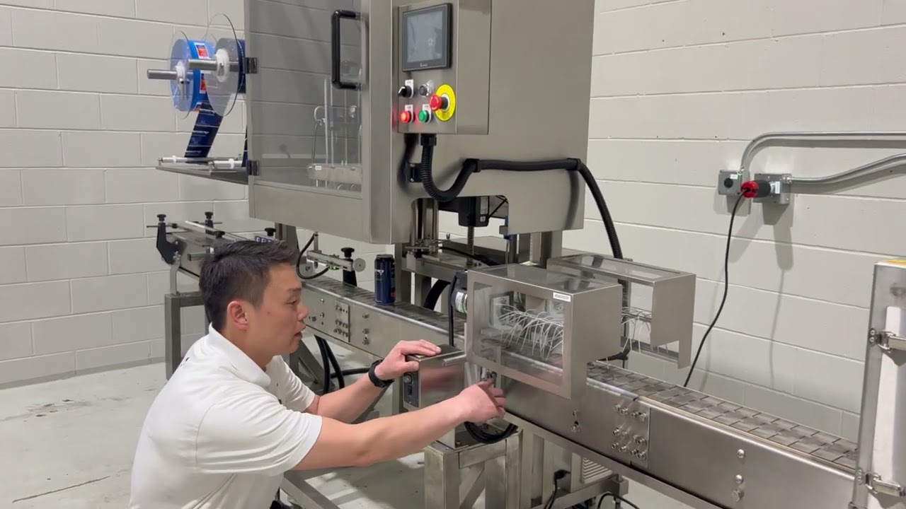 LX-150 Shrink Sleeve Applicator - Label Brush Down