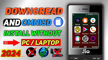 JIO PHONE ⚡ DOWNGREAD AND ⚙️ INSTALL OMNISD || WITHOUT PC 2024 || 100% WORKING BY UNICK PROCESS