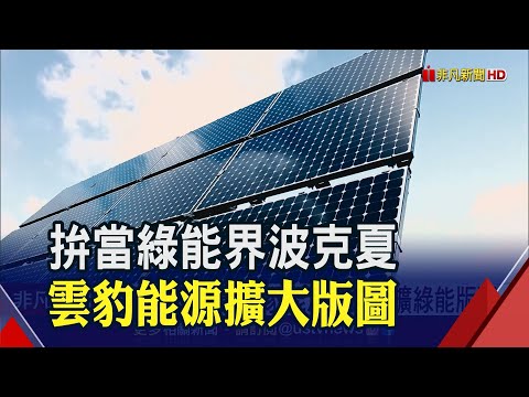 緊抓淨零趨勢!雲豹能源組離岸風電國家隊.漁電共生等多角化擴版圖 今年業績望創高｜非凡財經新聞｜20230323