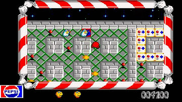 ATARI ST PEPSI CHALLENGE MAD MIX GAME PACMAN CLONE PAC MAN ELEMENTS Converted By Salvada Casamiquela