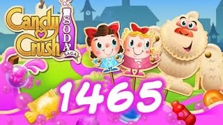 Candy Crush Soda Saga level 1465 - 6 Moves Left - No Boosters