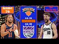 New York Knicks VS Sacramento Kings Live Play-By-Play Watch-Along Commentary // Randle Surgery!!