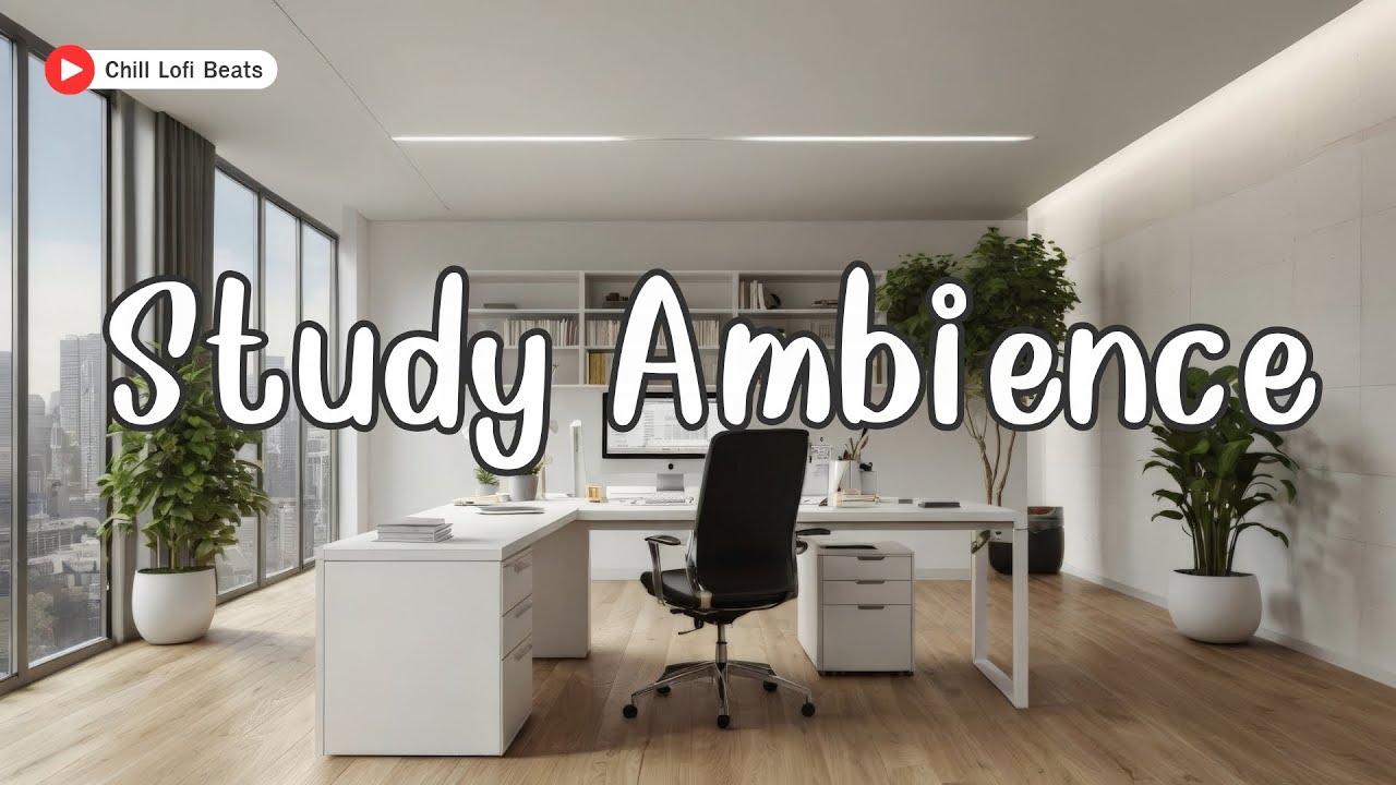 Cozy Study Ambience | Relaxing Background Sounds for Focus ...