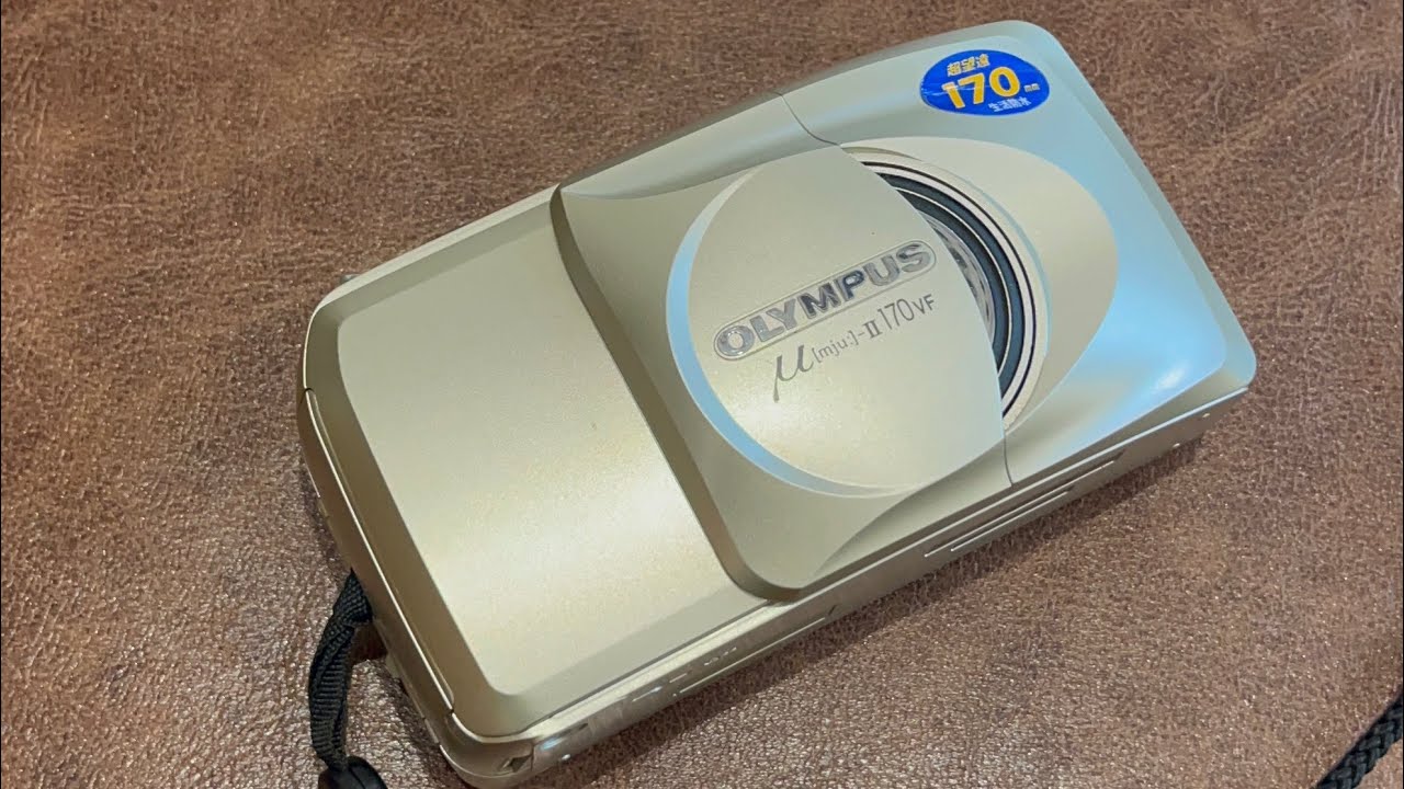 How to use the OLYMPUS MJU II 170 VF camera - YouTube