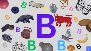 Learn B For Ball, B For Bear, B For Balloon, Etc - 20 Words On Alphabet B - For Kids - Future Champz