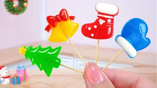 1000+ Miniature Christmas Jelly Ideas 🎄 Tasty Miniature Fruits Jelly Recipe 🔔 Mini Cakes Making